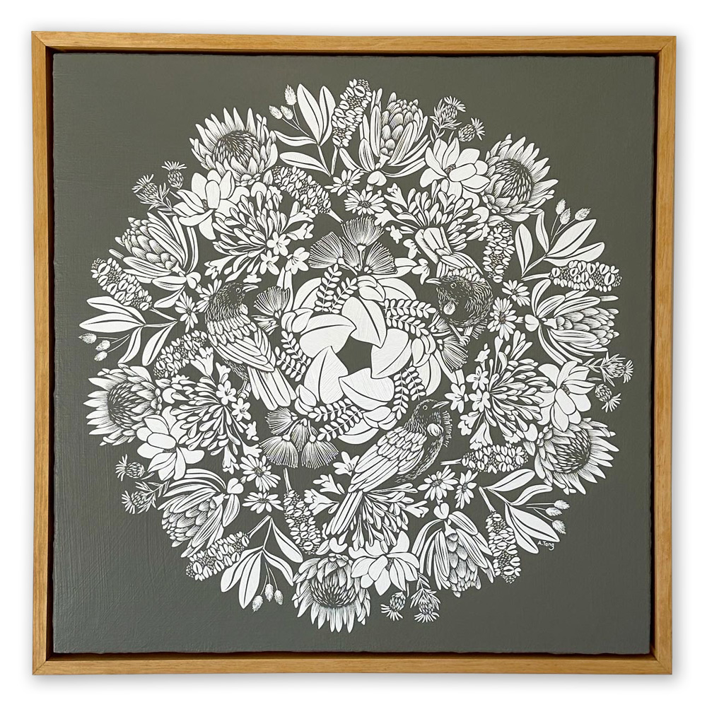 Omaha : 80cm Square, Framed