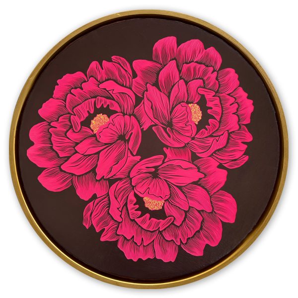 Playful : 50cm Framed Round