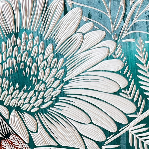 Turquoise Harmony : 63cm Round - Image 2