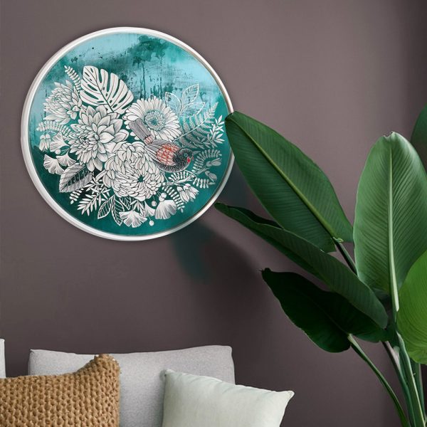 Turquoise Harmony : 63cm Round - Image 3
