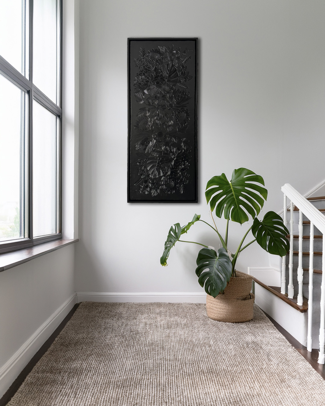 Figs : 104cm x 44cm, Framed - Image 2
