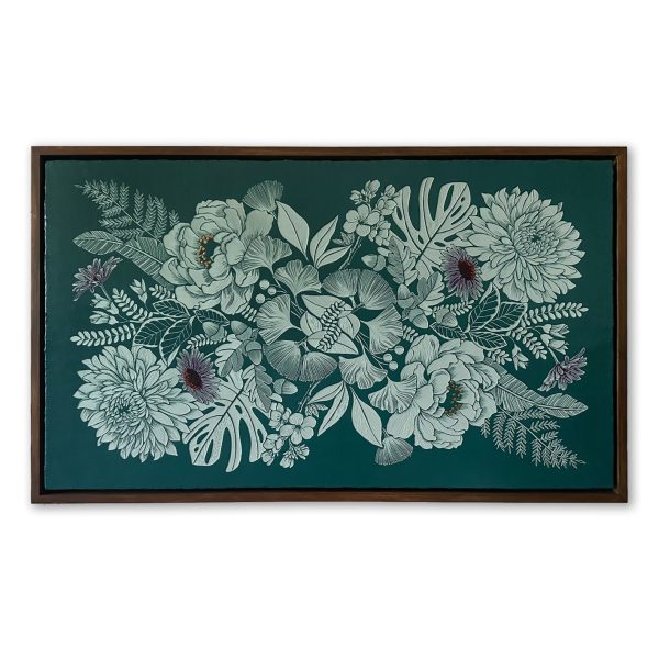 Symphony : 77cm x 126cm, Framed