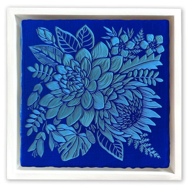 Blue : 24cm Square