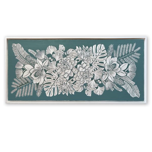 Scent of Spring : 104cm x 44cm, Framed